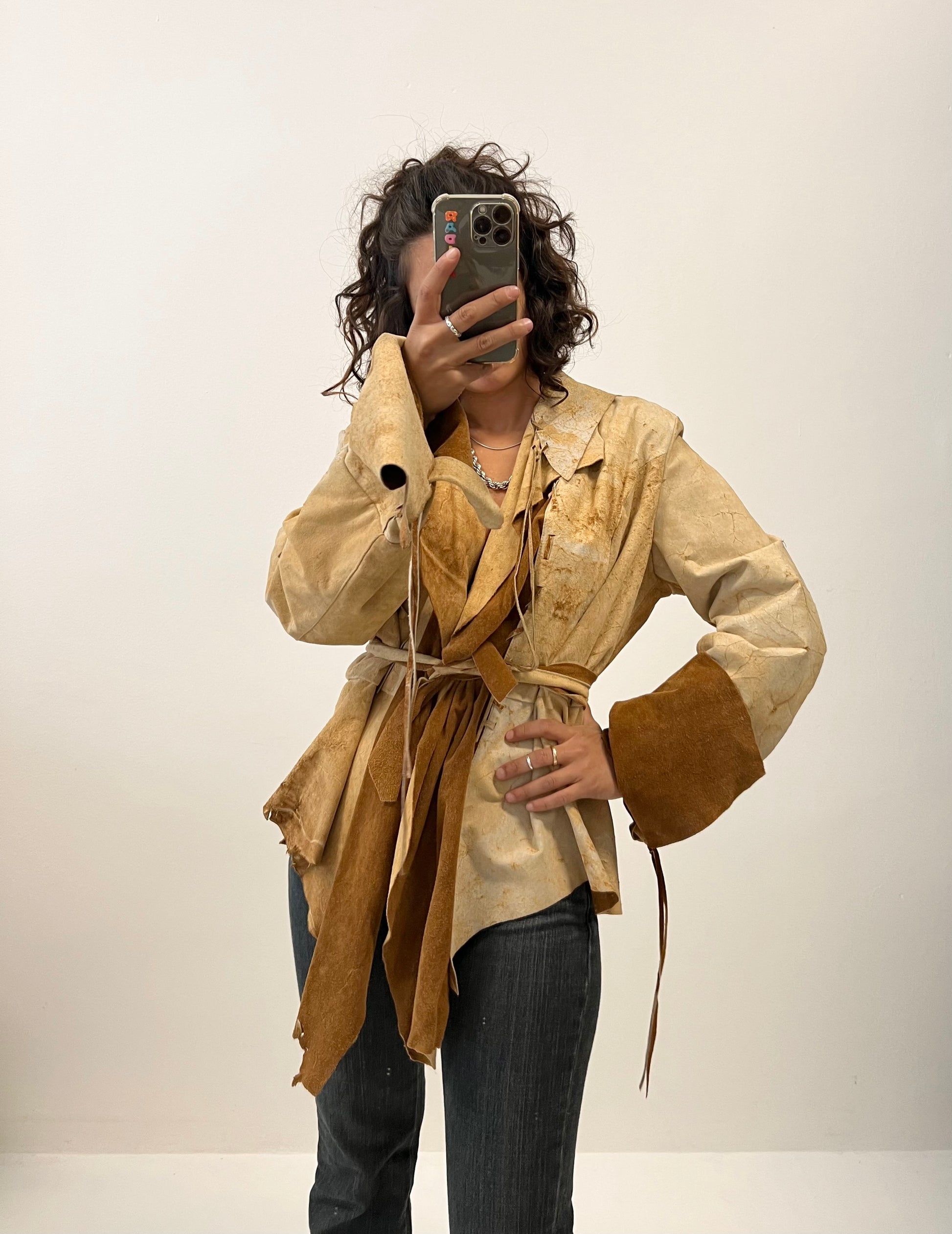 Giacca in pelle Erba Voglio