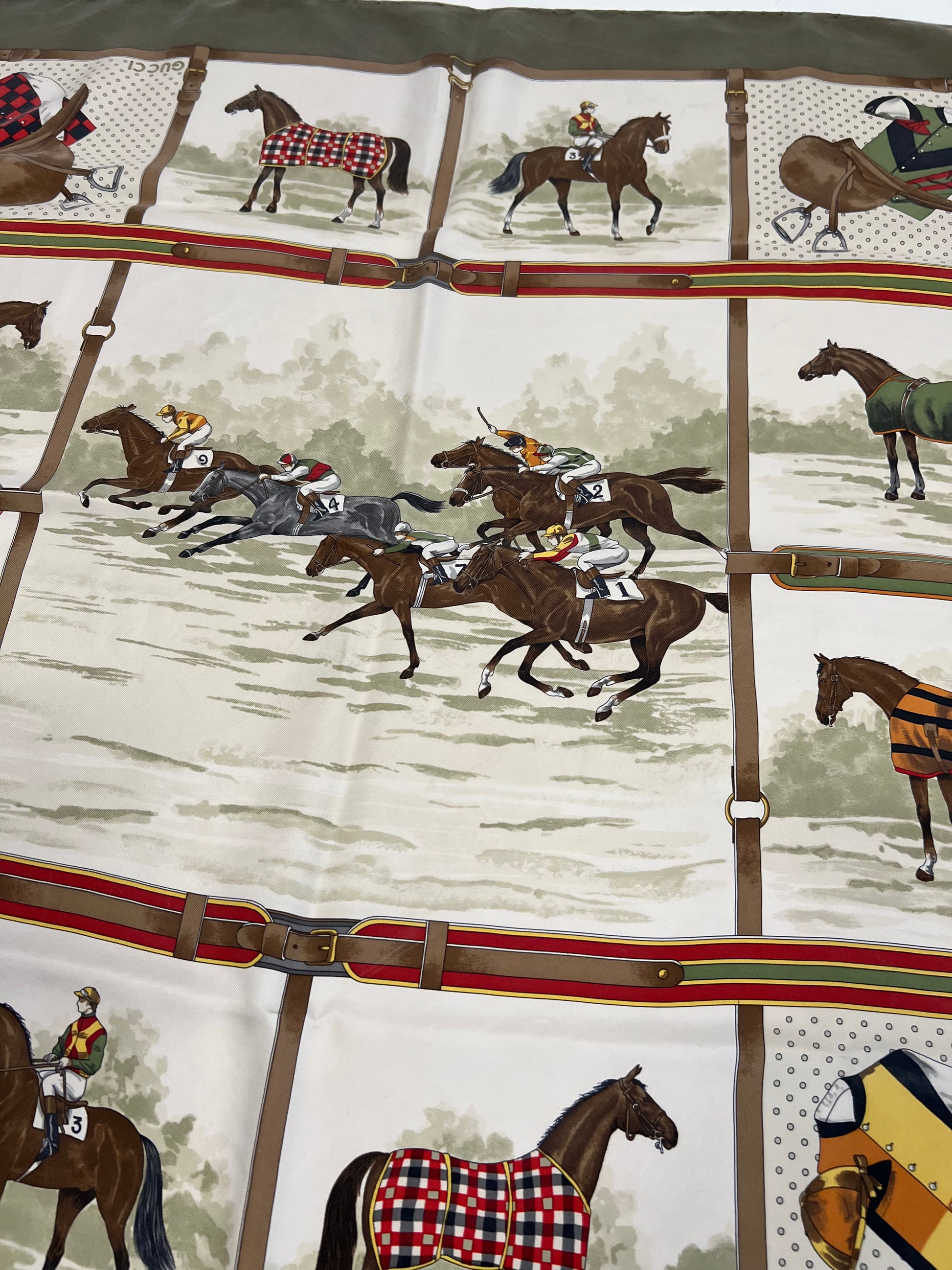 Foulard Gucci “Jockey & Cavalli da Corsa”