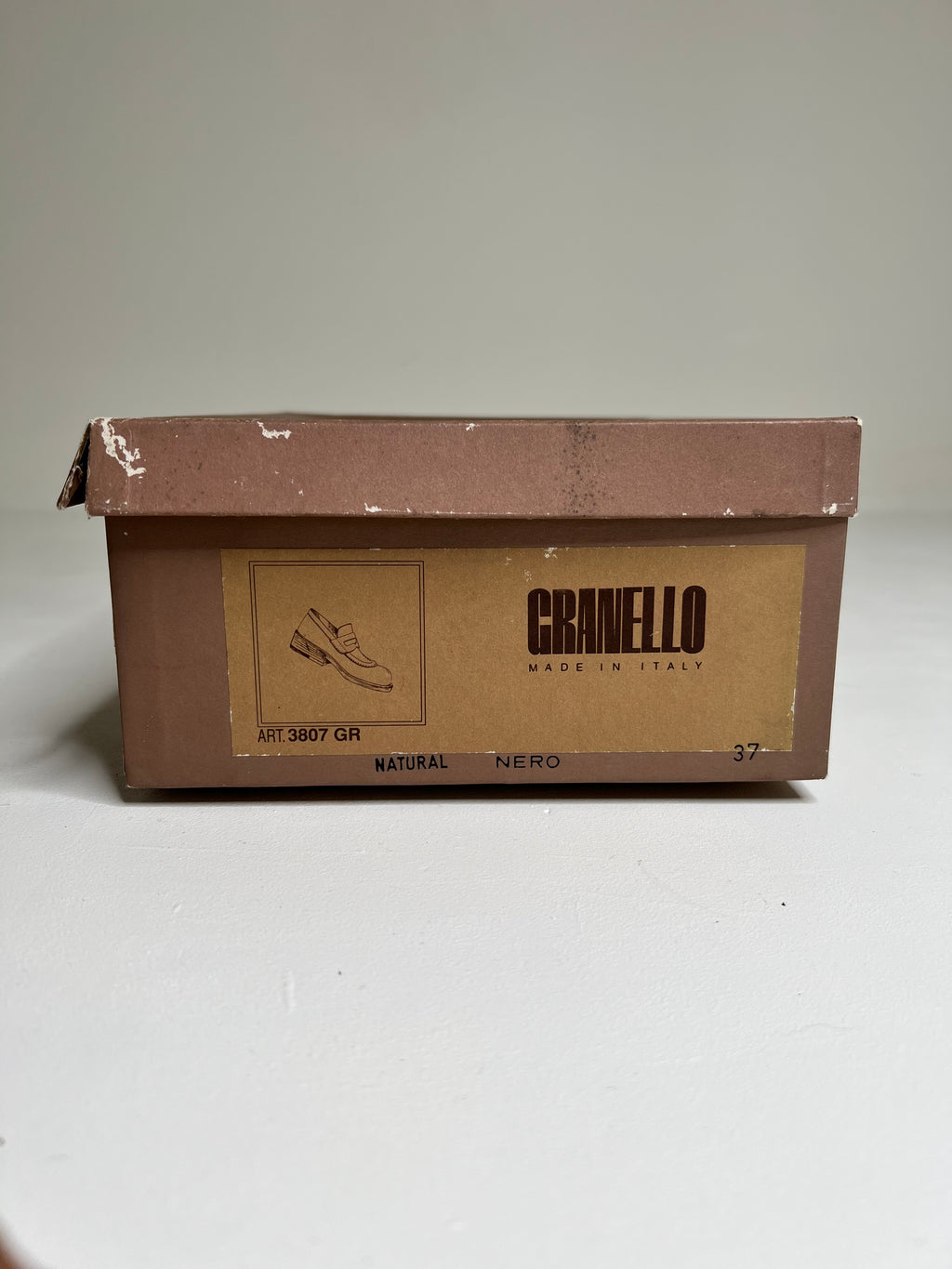 Mocassini vintage Granello-Made in Italy