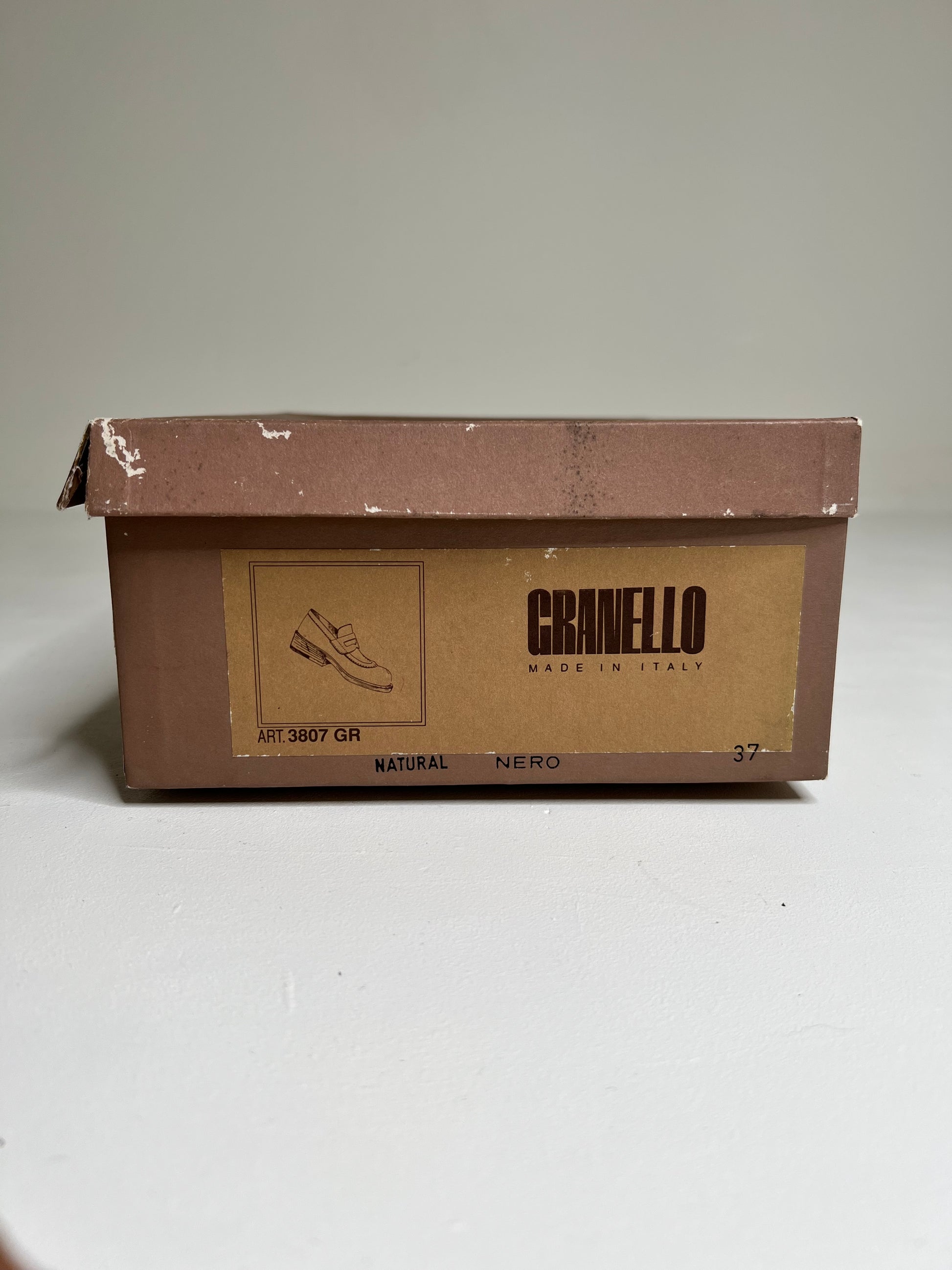 Mocassini vintage Granello-Made in Italy