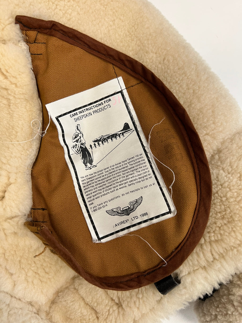 Montone Avirex B-3 anni ‘80