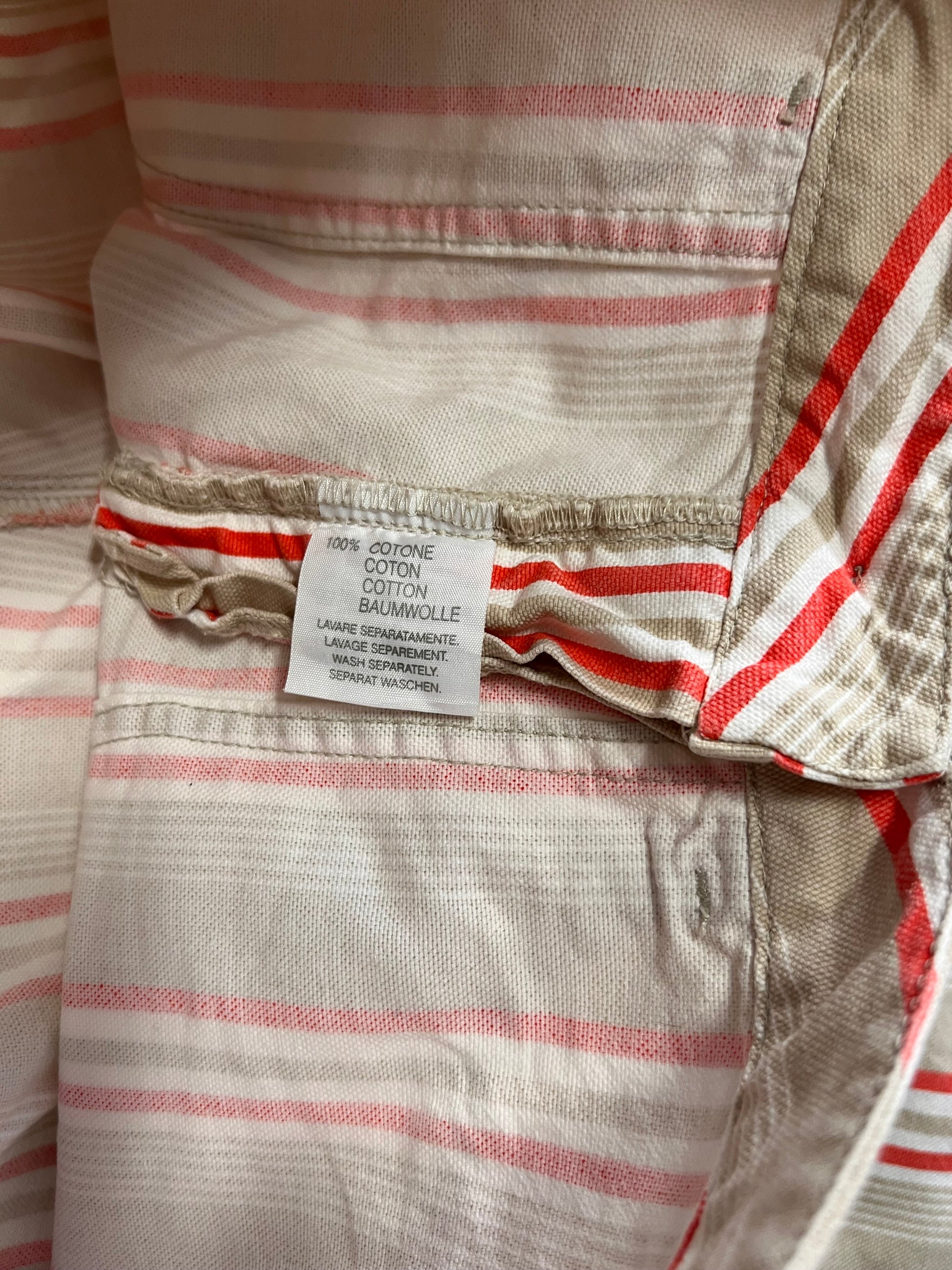 Pantaloni Murphy&Nye anni ‘90 in denim a righe
