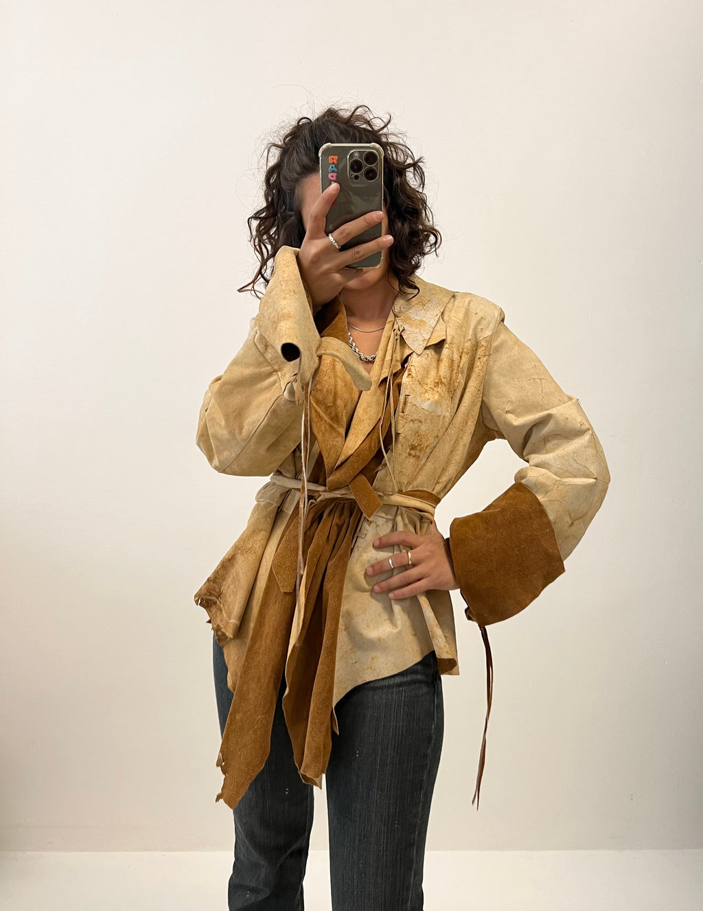 Giacca in pelle Erba Voglio