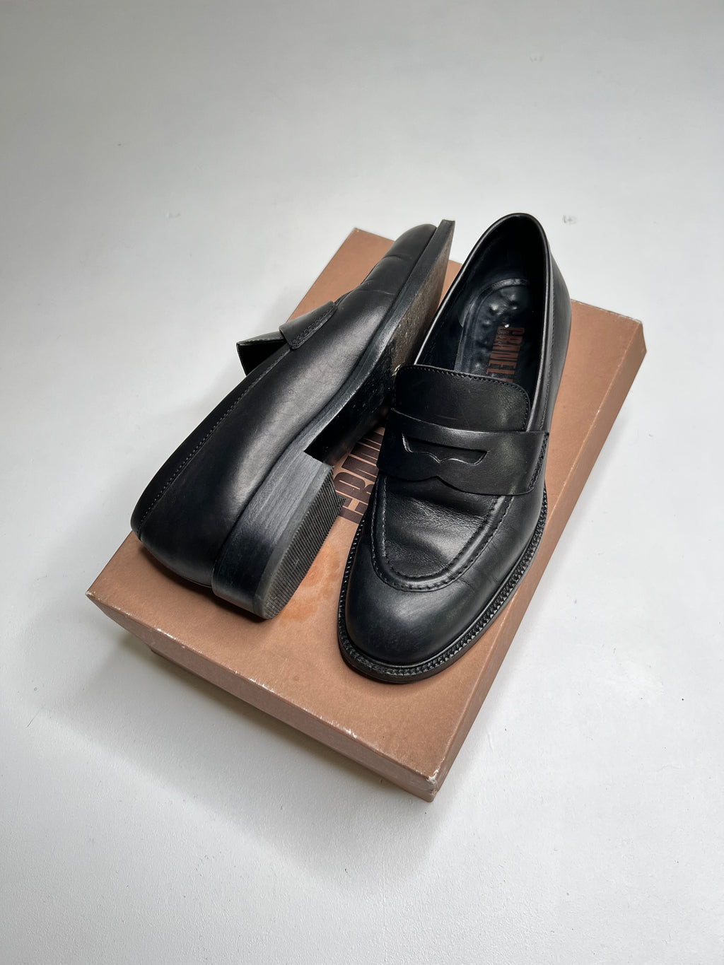 Mocassini vintage Granello-Made in Italy