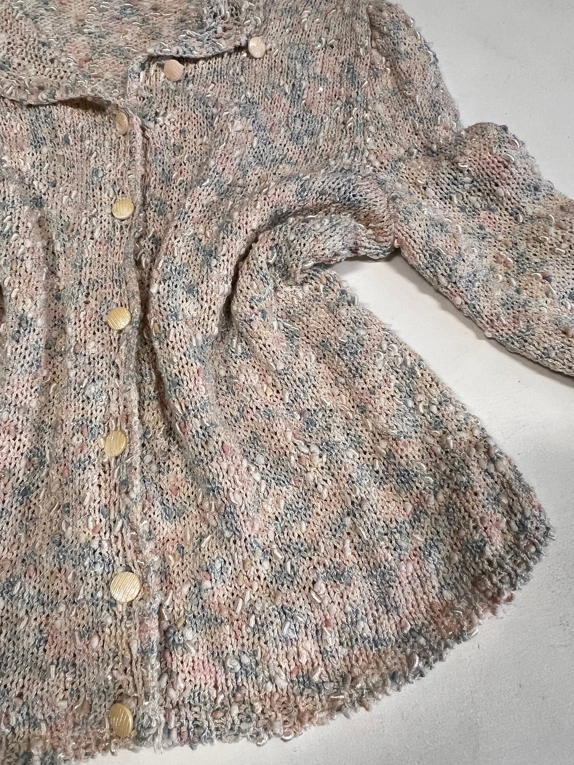 Cardigan anni ‘80 a maglia