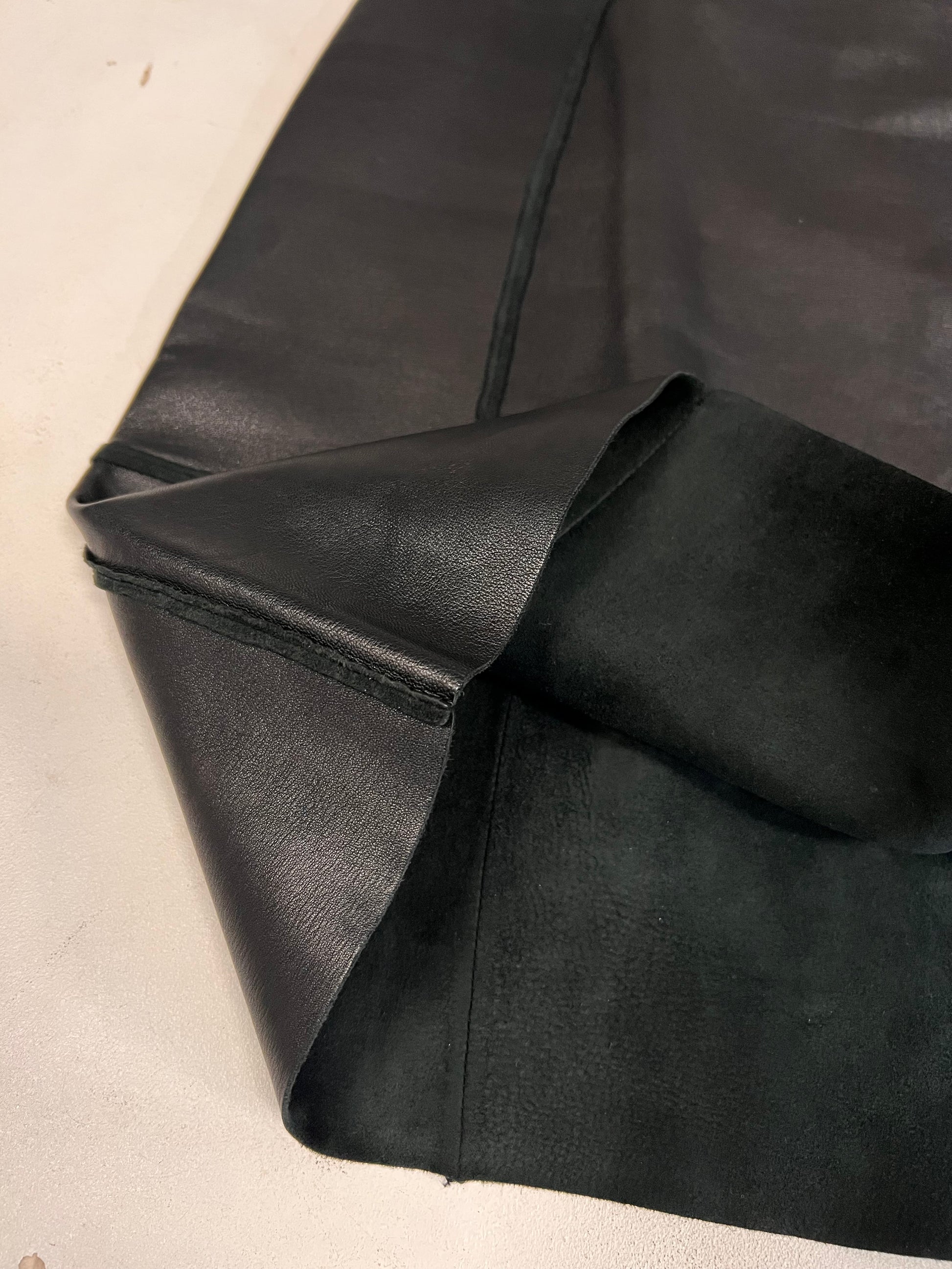 Gonna in nappa Trussardi anni ‘90