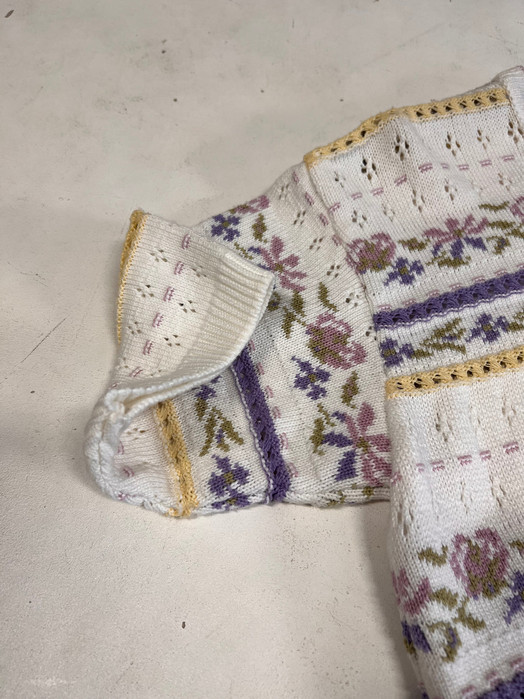 Cardigan in maglia di cotone.
