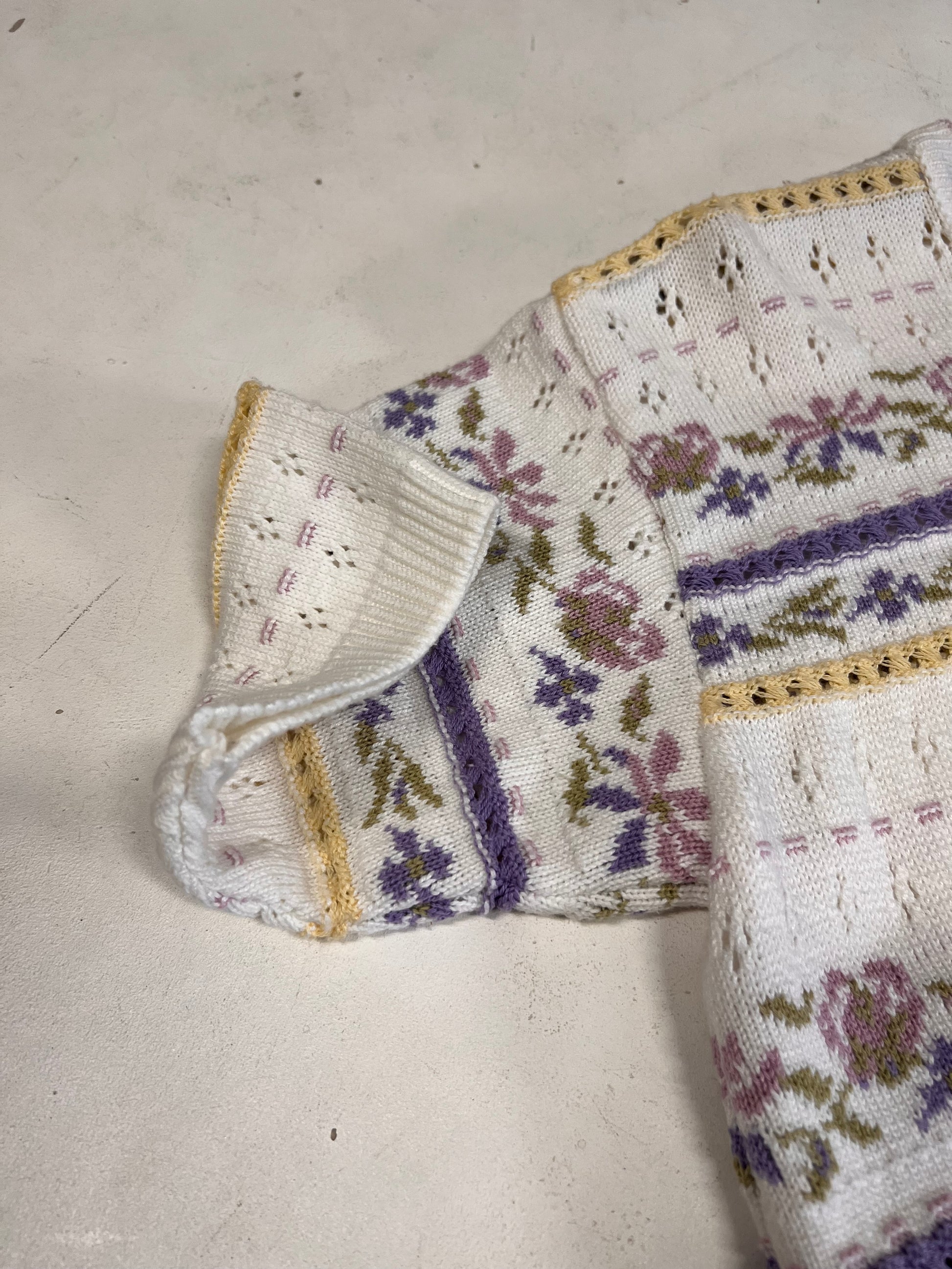 Cardigan in maglia di cotone.