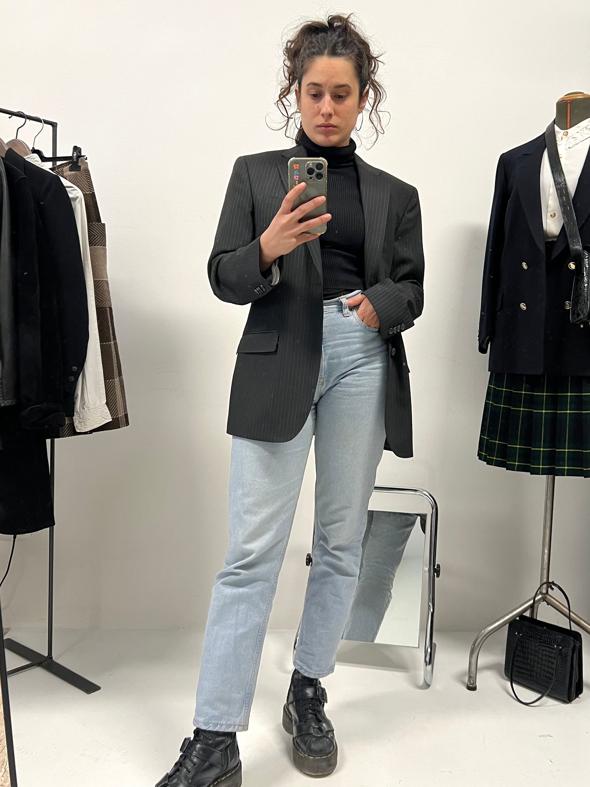 Blazer gessato anni 2000