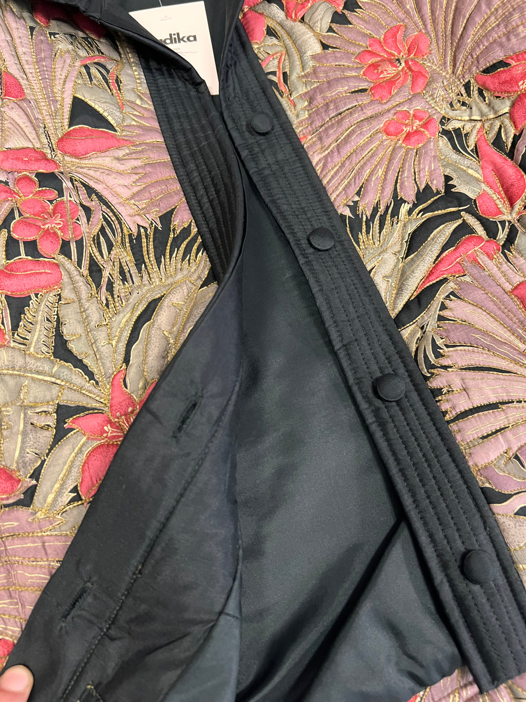 Giacca sartoriale anni ‘90 in seta Thailandese