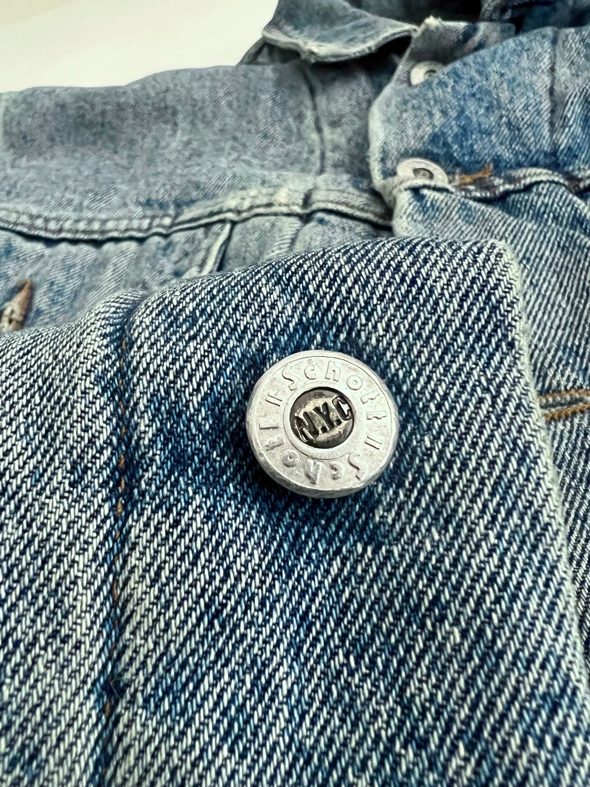 Giacca Schott NYC in denim anni ‘80