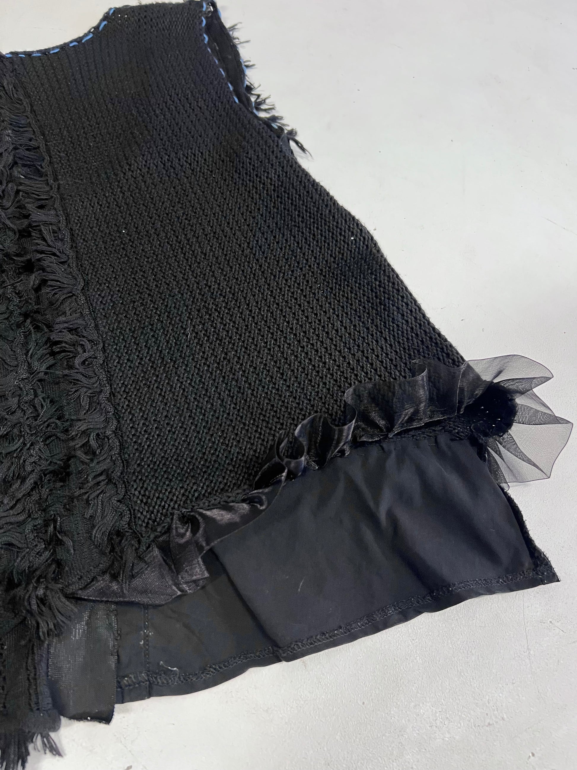 Top Christian Lacroix Jeans in seta anni ‘90