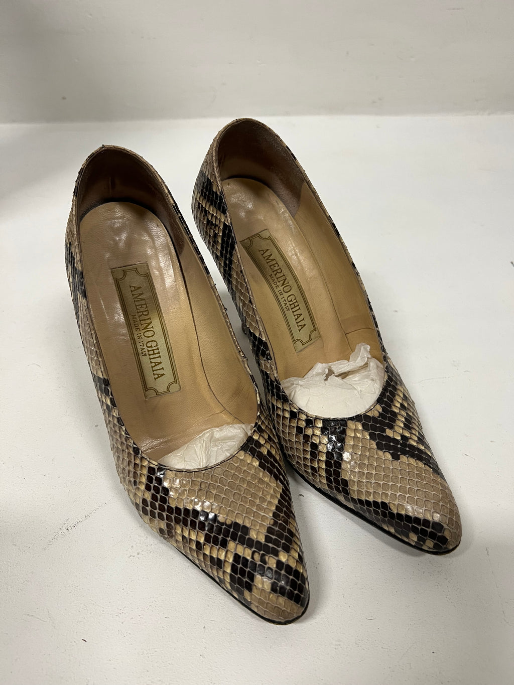 Décolleté Amerino Ghiaia N36