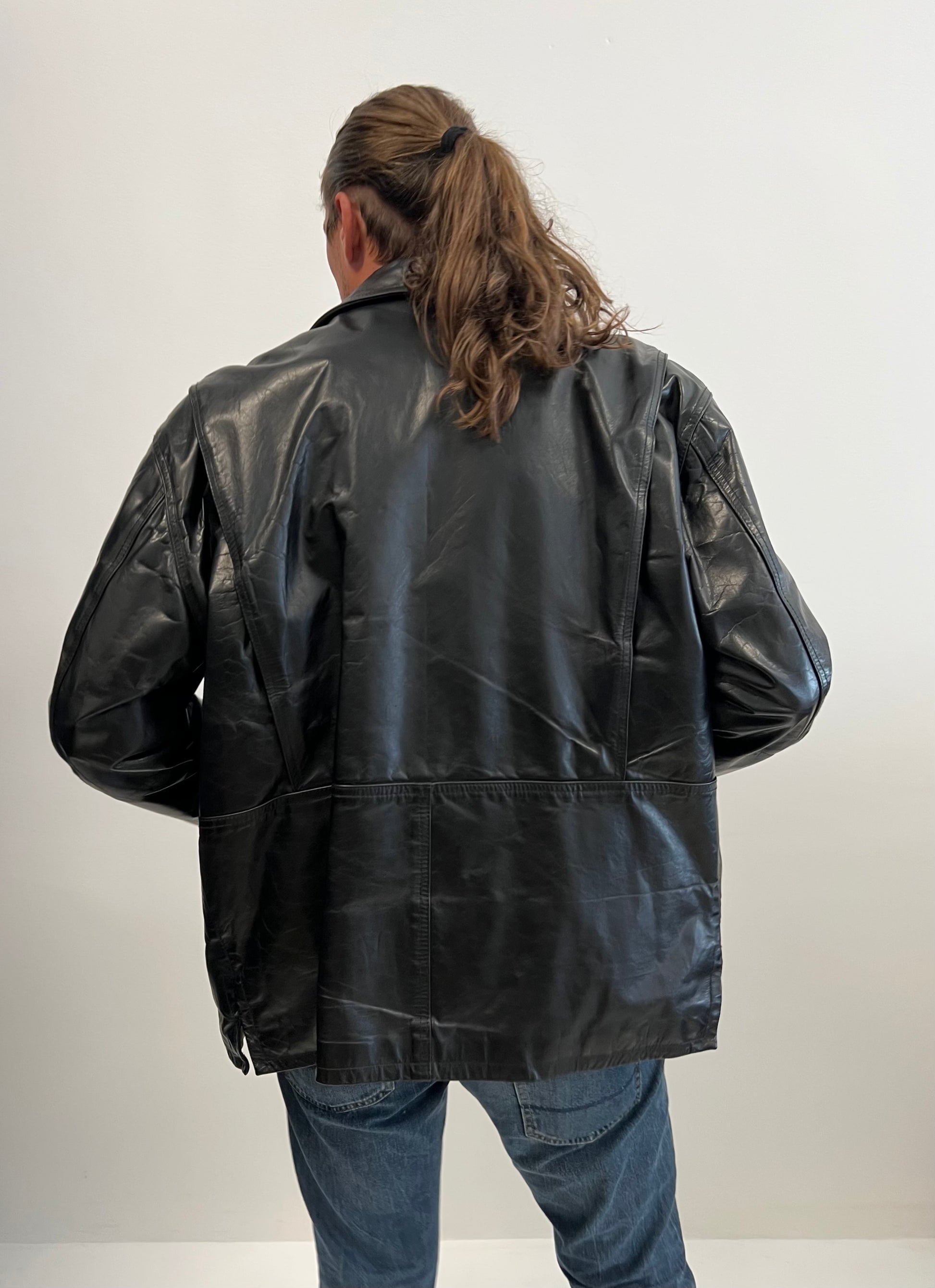 Giaccone in pelle Redburn primi 2000