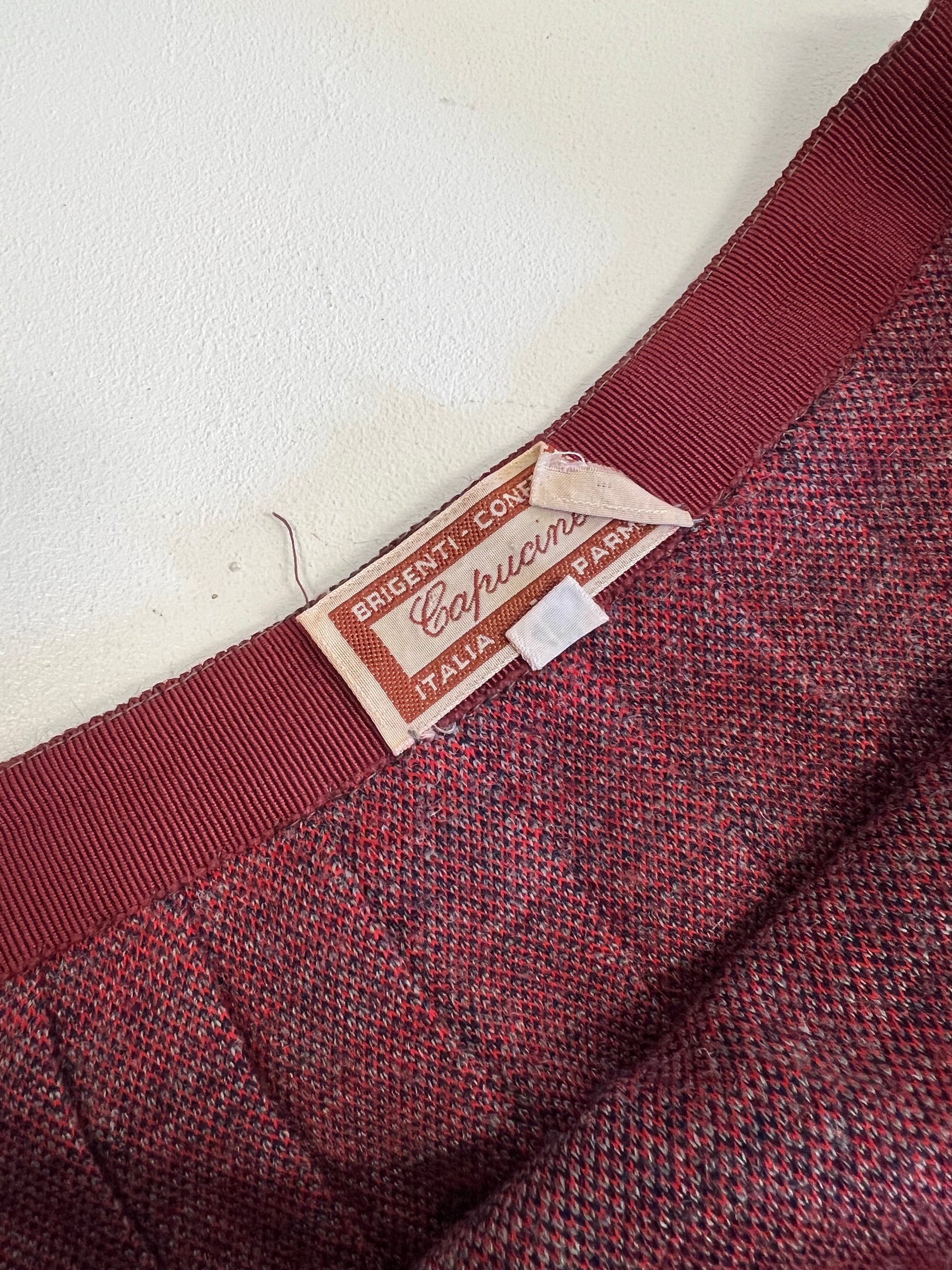 Gonna Capucines sartoriale fine anno ‘70