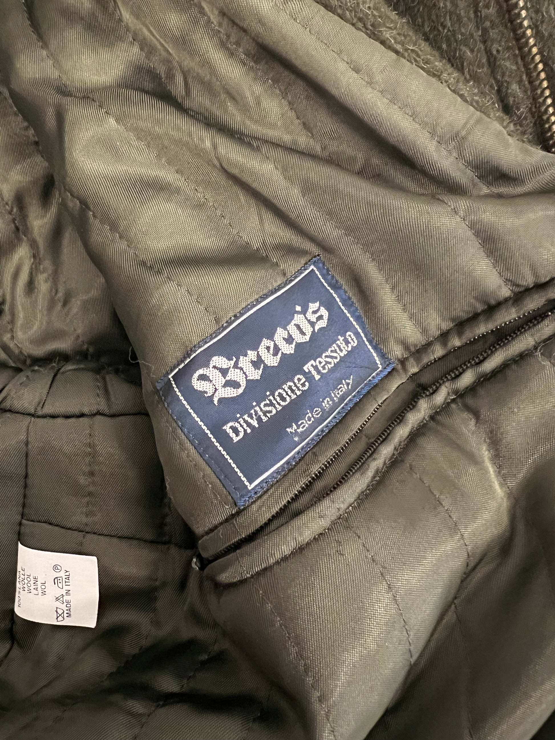 Giacca Breco’s in lana e pelle