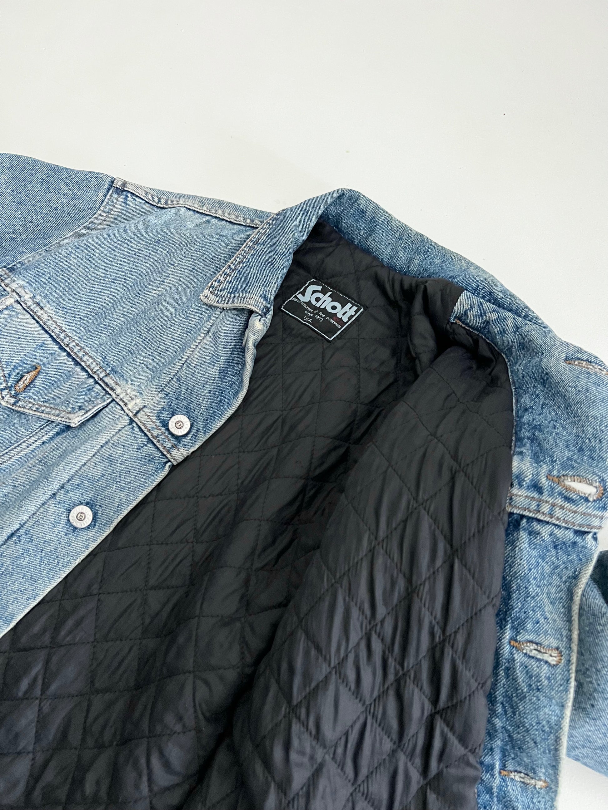 Giacca Schott NYC in denim anni ‘80