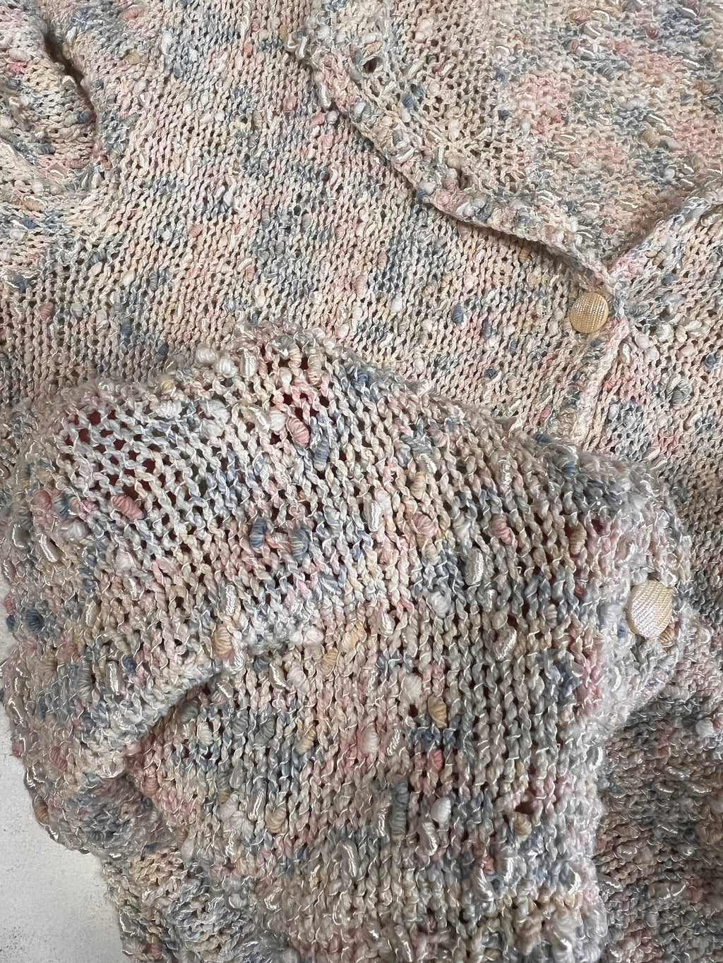 Cardigan anni ‘80 a maglia