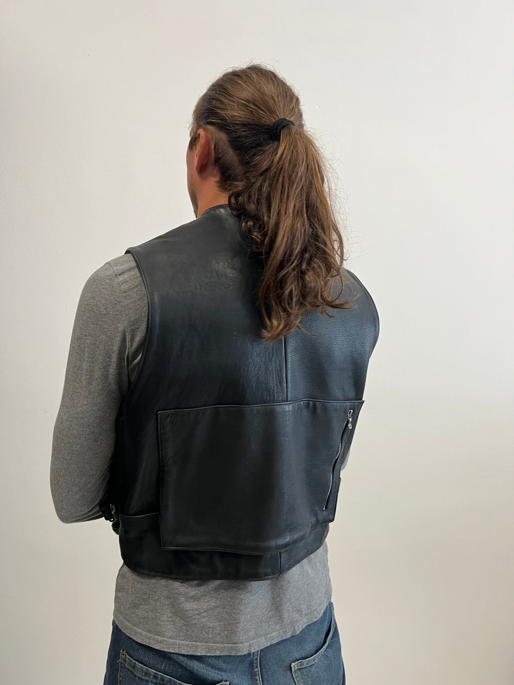 Gilet in Pelle AMI London anni ‘80