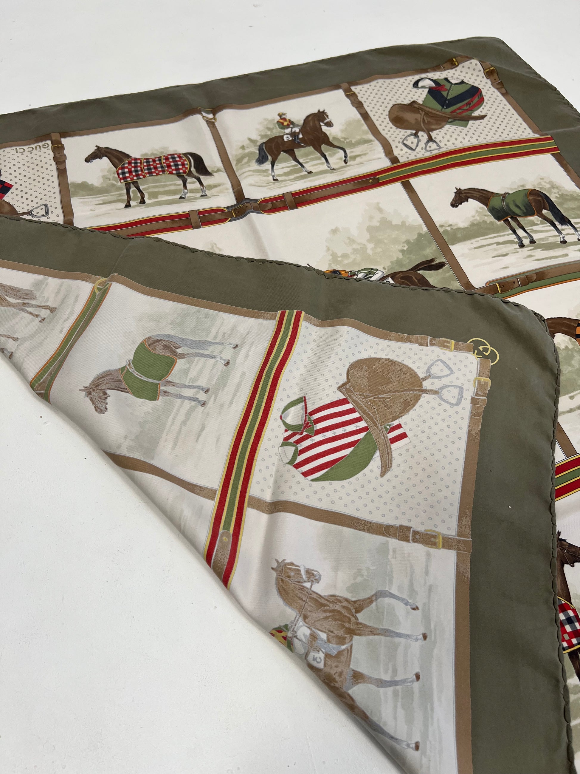 Foulard Gucci “Jockey & Cavalli da Corsa”