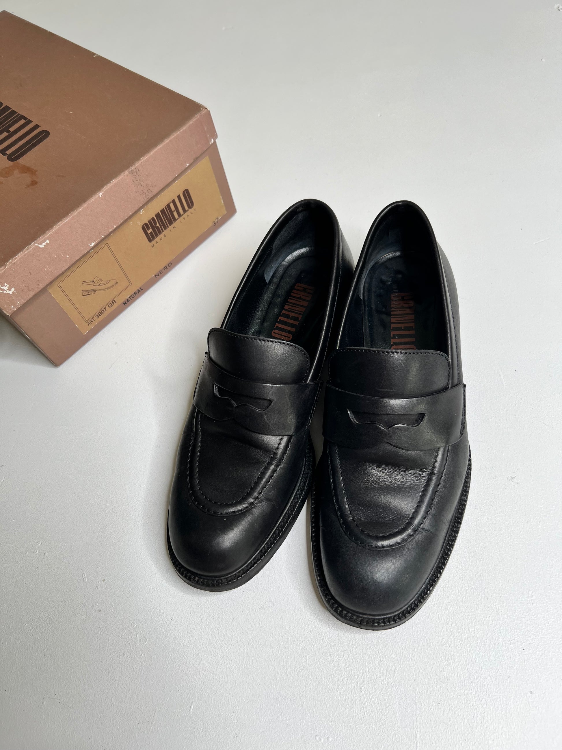 Mocassini vintage Granello-Made in Italy