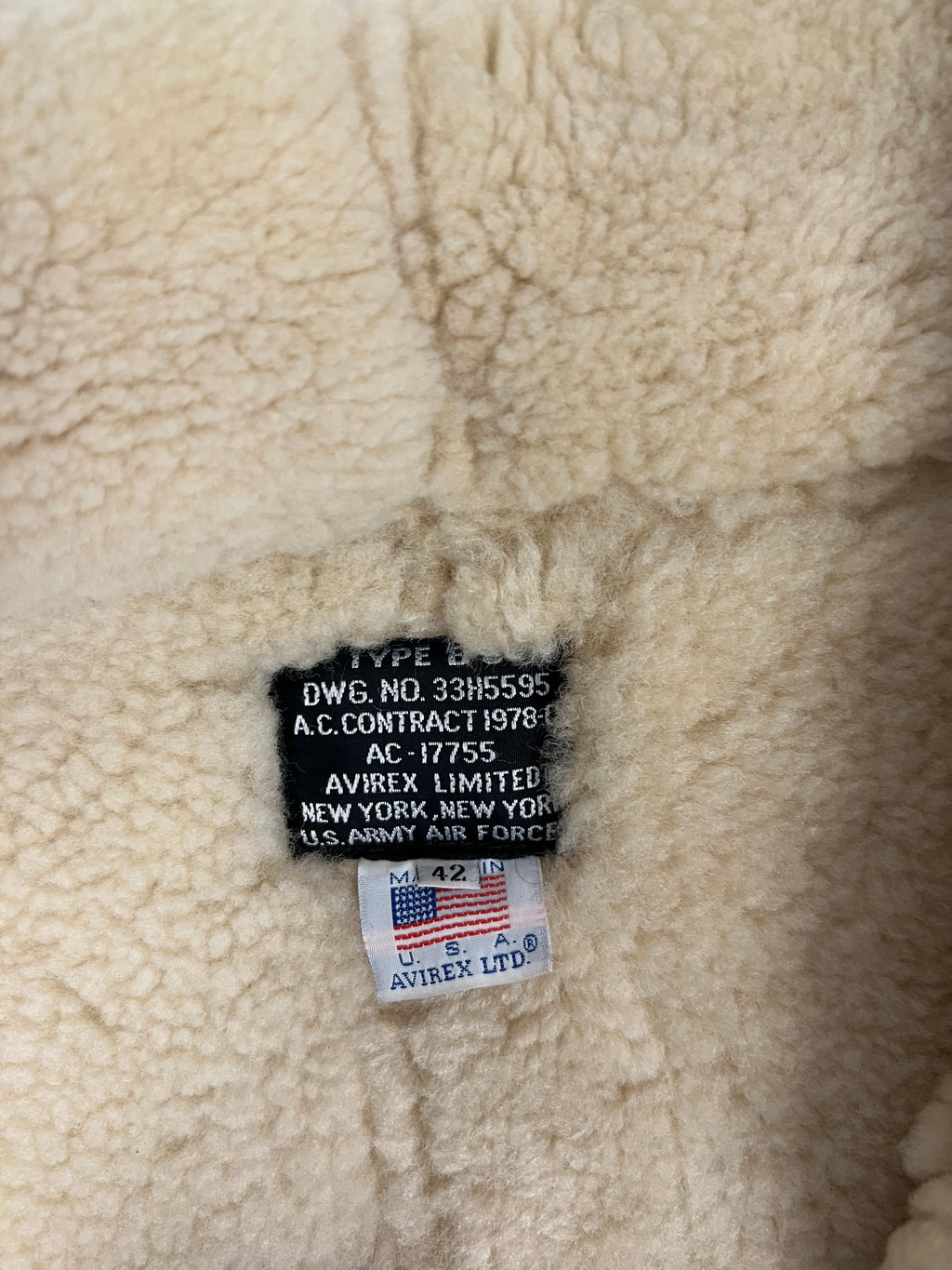 Montone Avirex B-3 anni ‘80