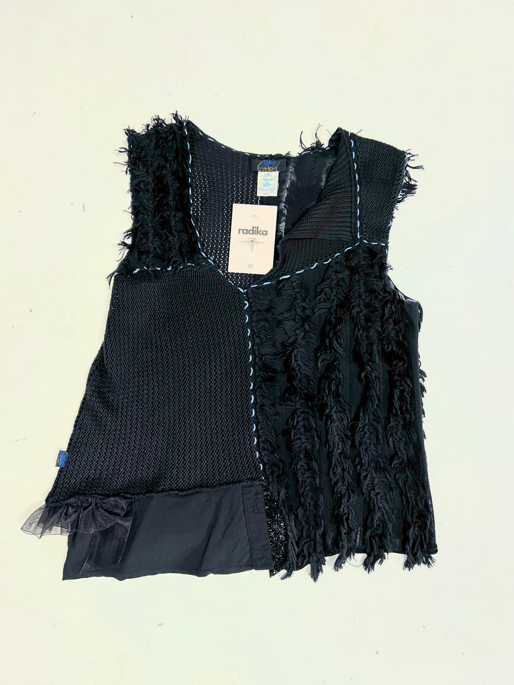 Top Christian Lacroix Jeans in seta anni ‘90