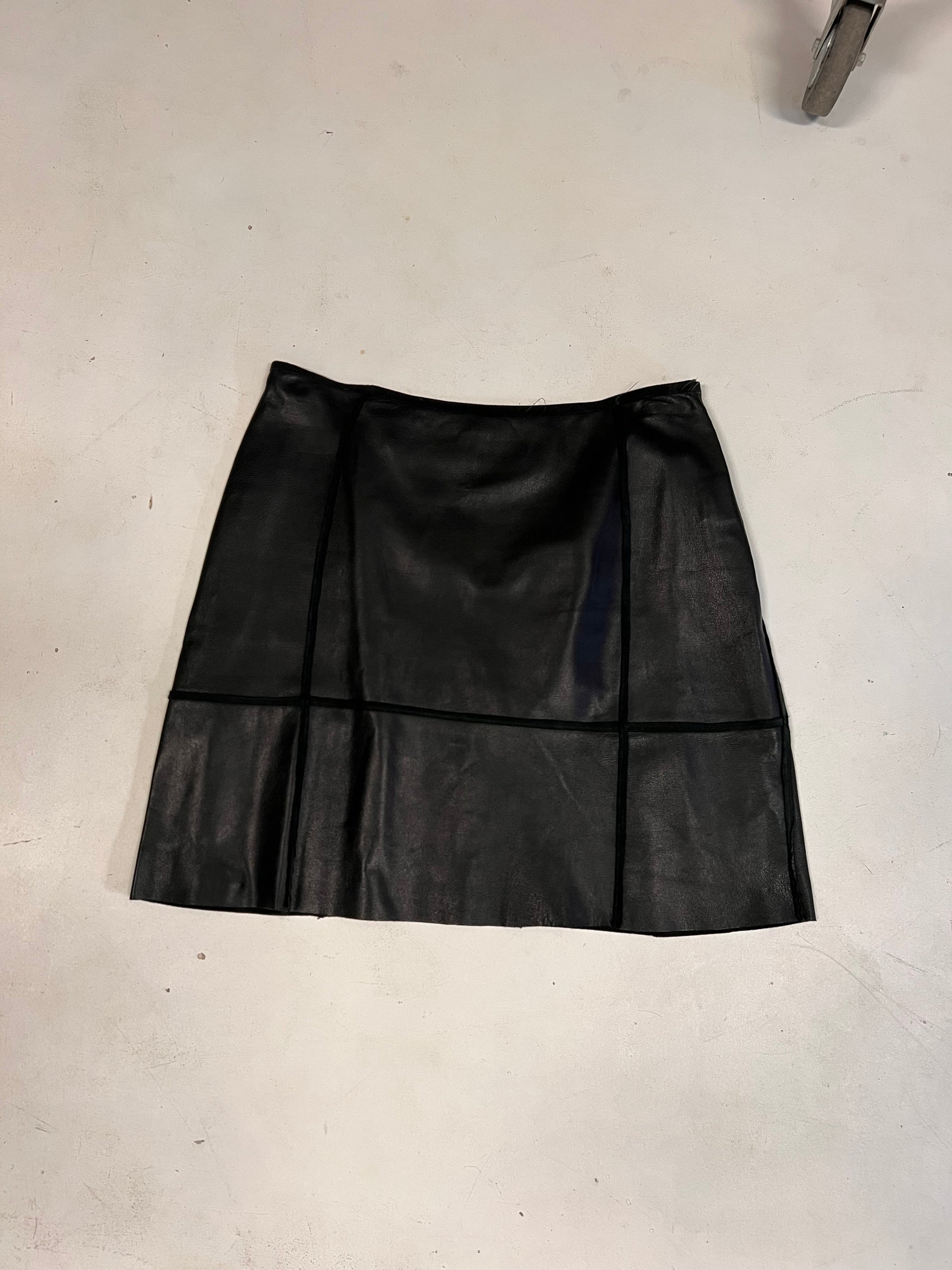 Gonna in nappa Trussardi anni ‘90
