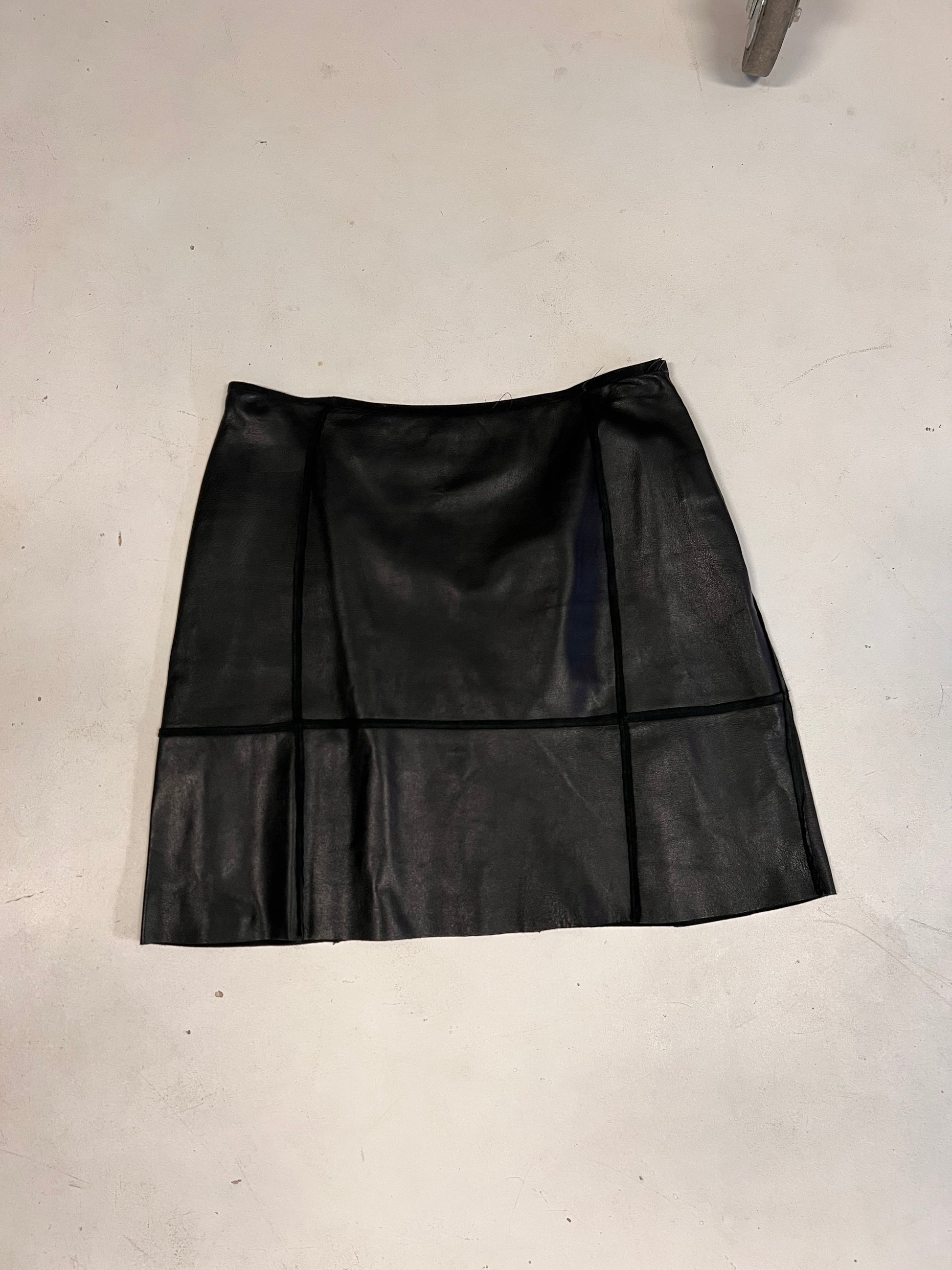 Gonna in nappa Trussardi anni ‘90