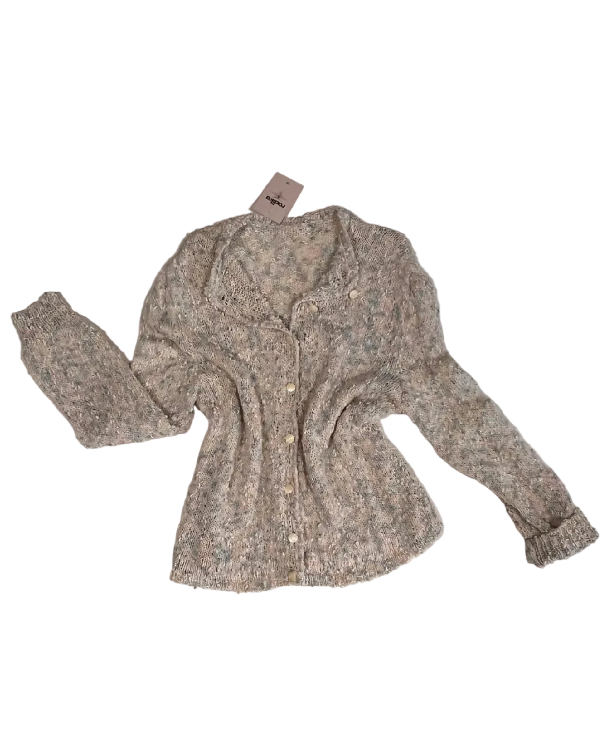 Cardigan anni ‘80 a maglia