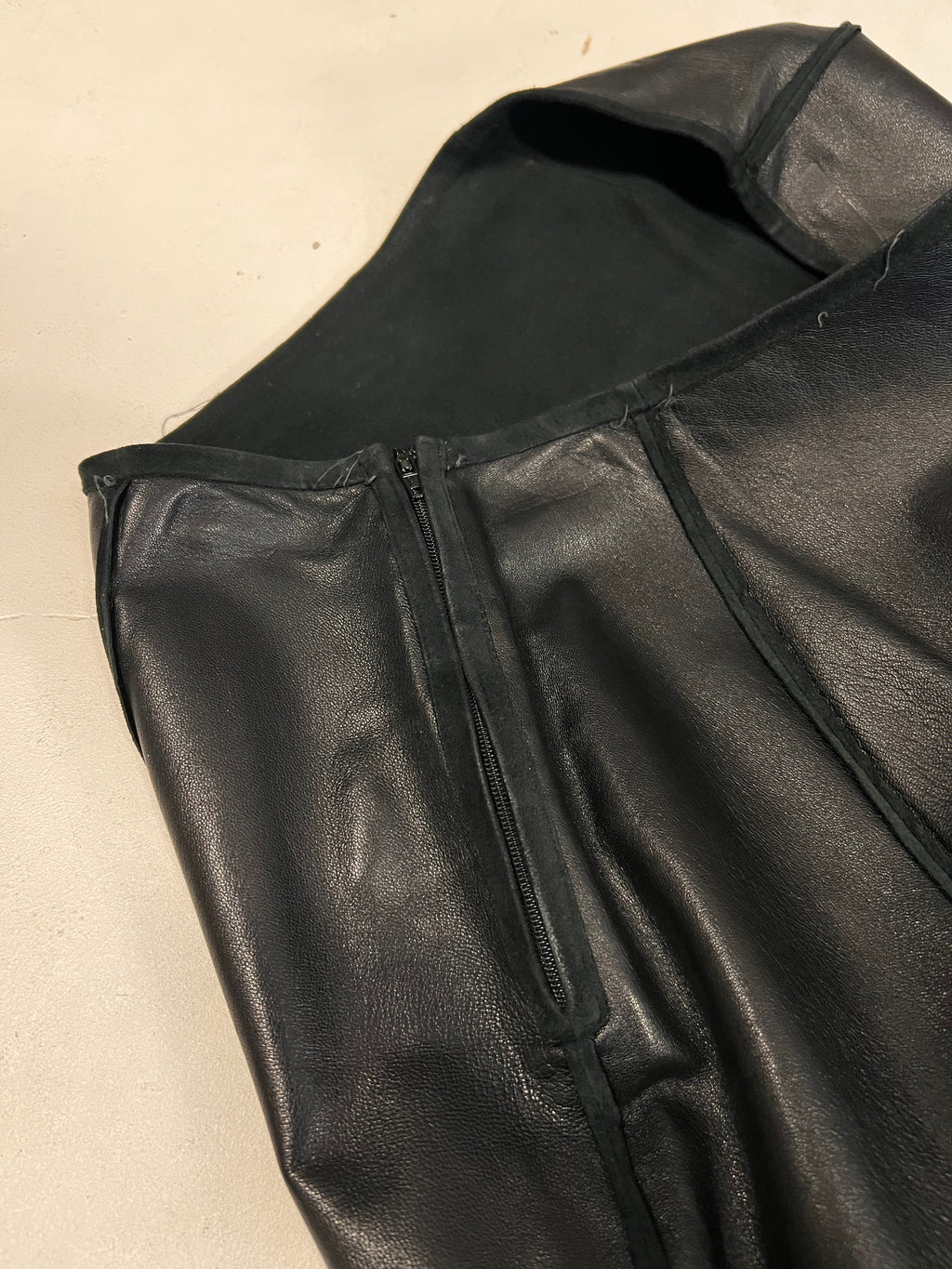 Gonna in nappa Trussardi anni ‘90
