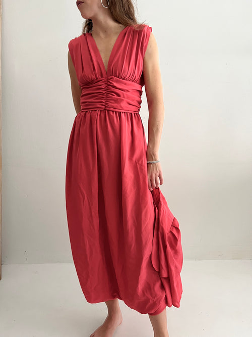 Abito in seta sartoriale anni ‘80