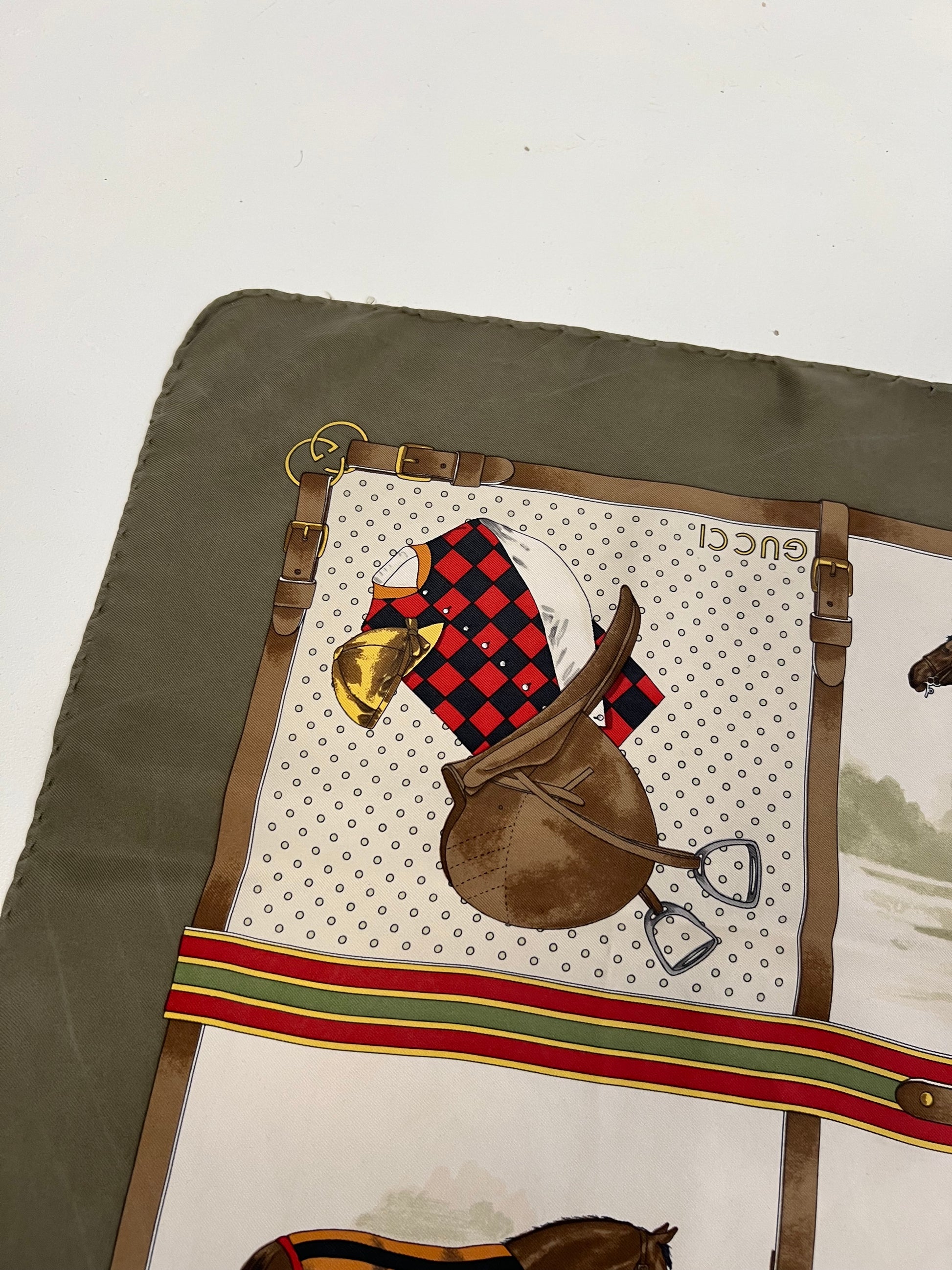 Foulard Gucci “Jockey & Cavalli da Corsa”