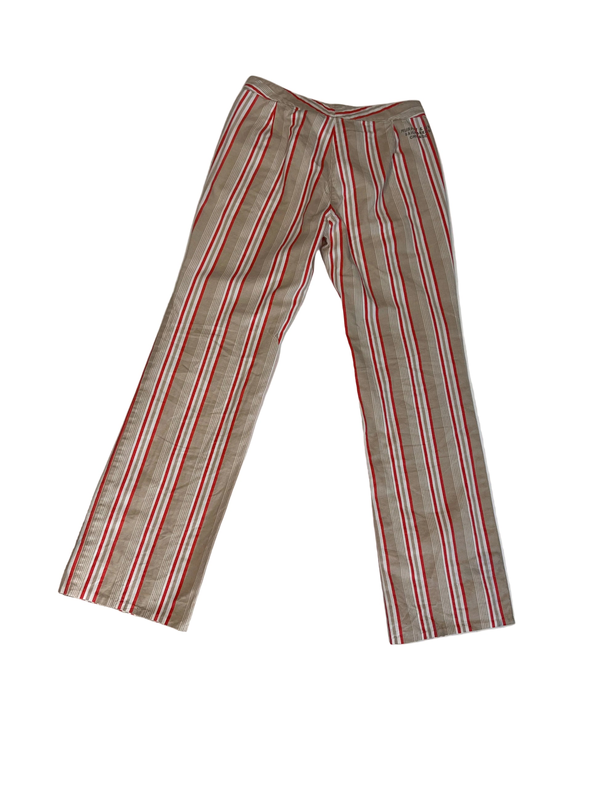 Pantaloni Murphy&Nye anni ‘90 in denim a righe