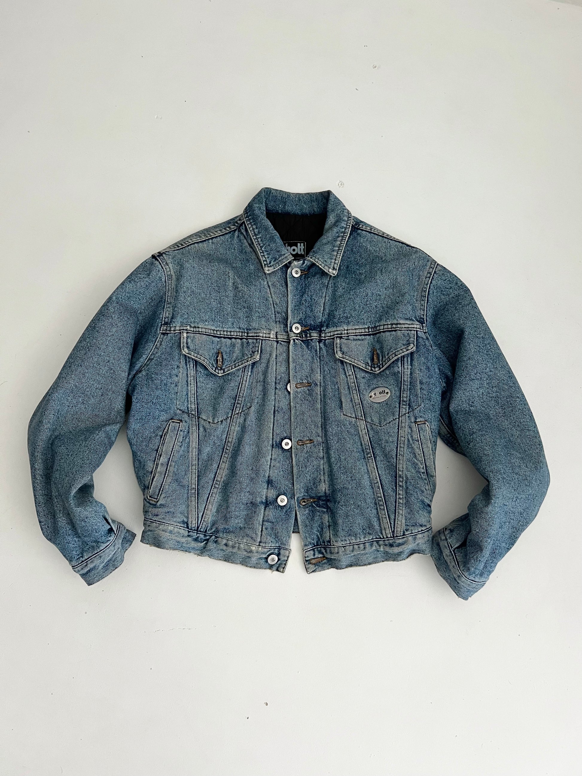 Giacca Schott NYC in denim anni ‘80