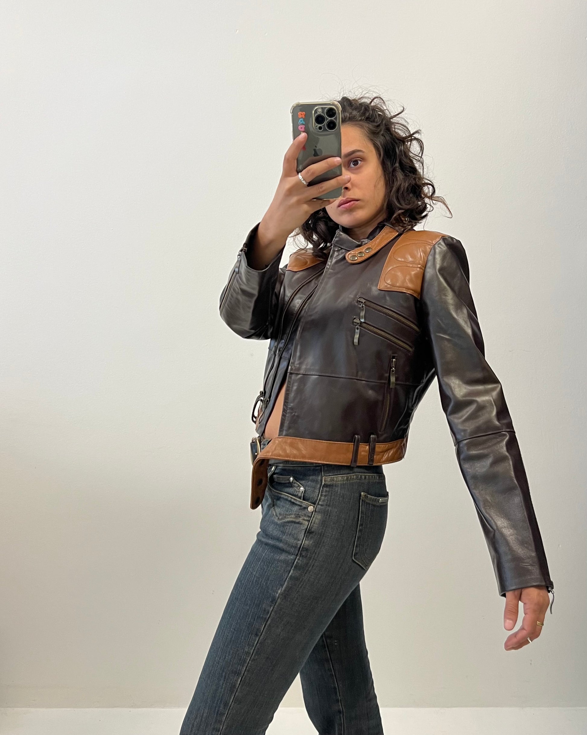 Giacca in pelle Extyn